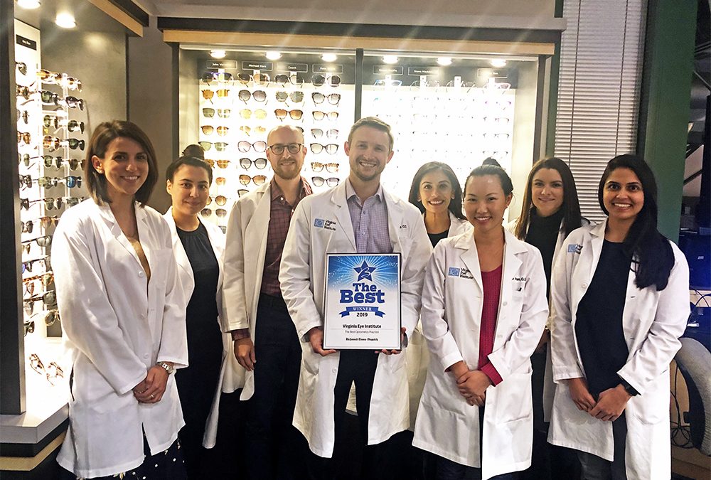 VEI Selected as Best Optometry Practice for 2019 by Richmond Times Dispatch