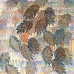 abstract leaf art