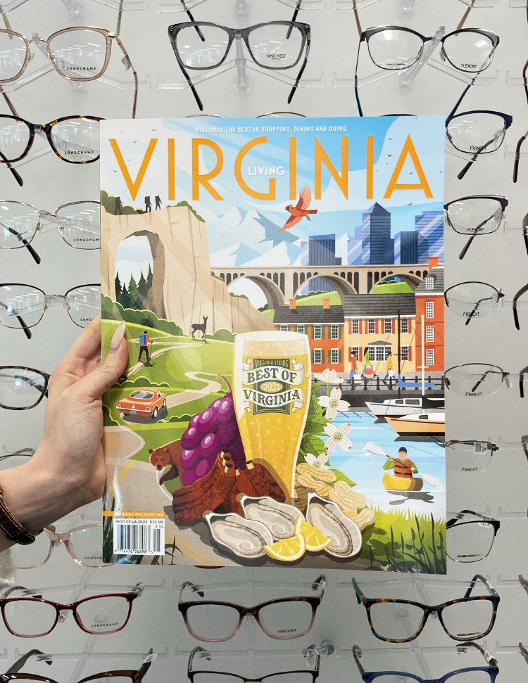 VEI Voted One of the Best Optometrists & Ophthalmologists in Virginia Living's 2022 Reader's Survey