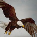 painting of an eagle