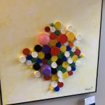 Feb & March artist of the month - buttons collage